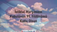 12 Mart İstiklal Marşımızın Kabulünün Yıldönümünü Kutluyor, İstiklal Şairimiz Mehmet Akif Ersoy’u Saygı ve Rahmetle Anıyoruz.