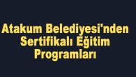 Atakum Belediyesi’nden Sertifikalı Eğitim Programları