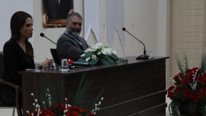 Jülide Ateş ve Ramazan Kurnaz İletişim Fakültesi’nde
