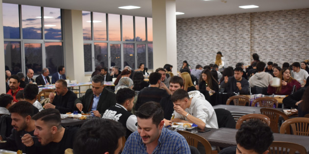 OMÜ Çarşamba Yerleşkesinde İftar Bereketi